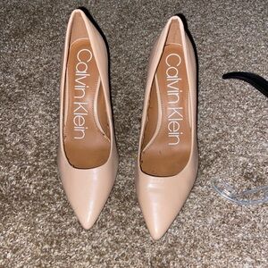 Calvin Klein Women's Beige Heels